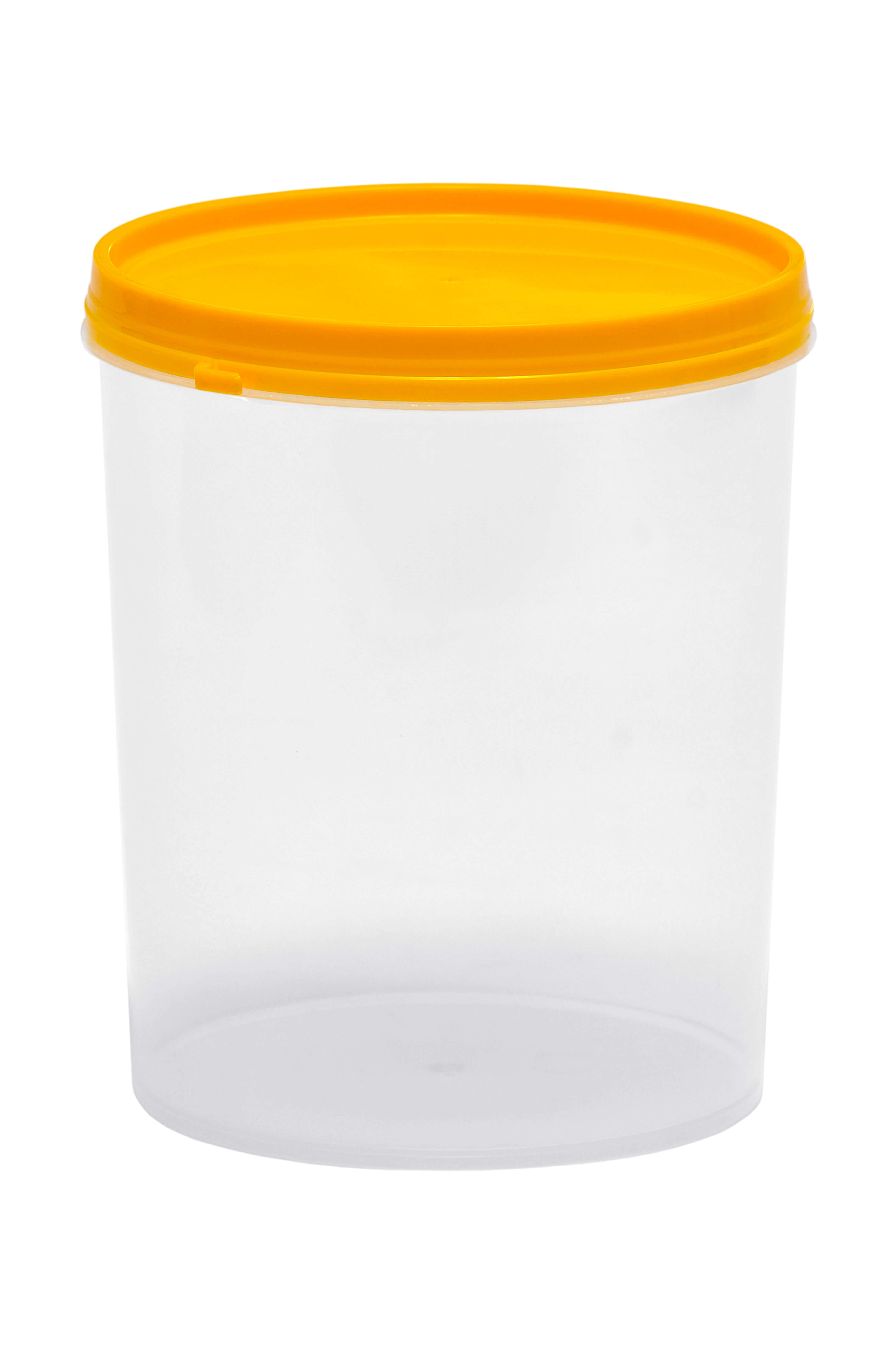 pote - 1000ml - transparente tampa amarela